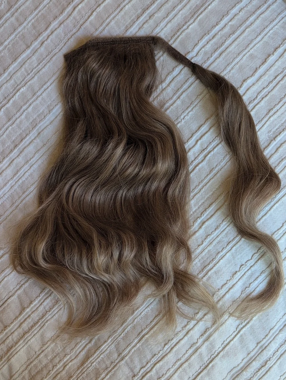 Luxy Ponytail Human Hair Extension in Bronde